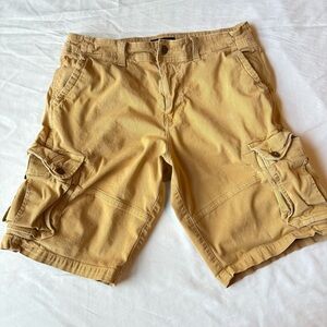 American Eagle Outfitters Men's Khaki Cargo Shorts